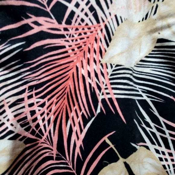 Fresh Size 14 Tropical Shorts Island Hawaiian VCAY Summer Cotton Blend - Picture 6 of 6